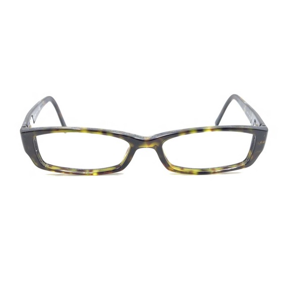 Prada VPR 19L 2AU-1O1 Tortoise Brown Rectangle Eyeglasses Frames 52-16 135 Italy - Picture 6 of 12